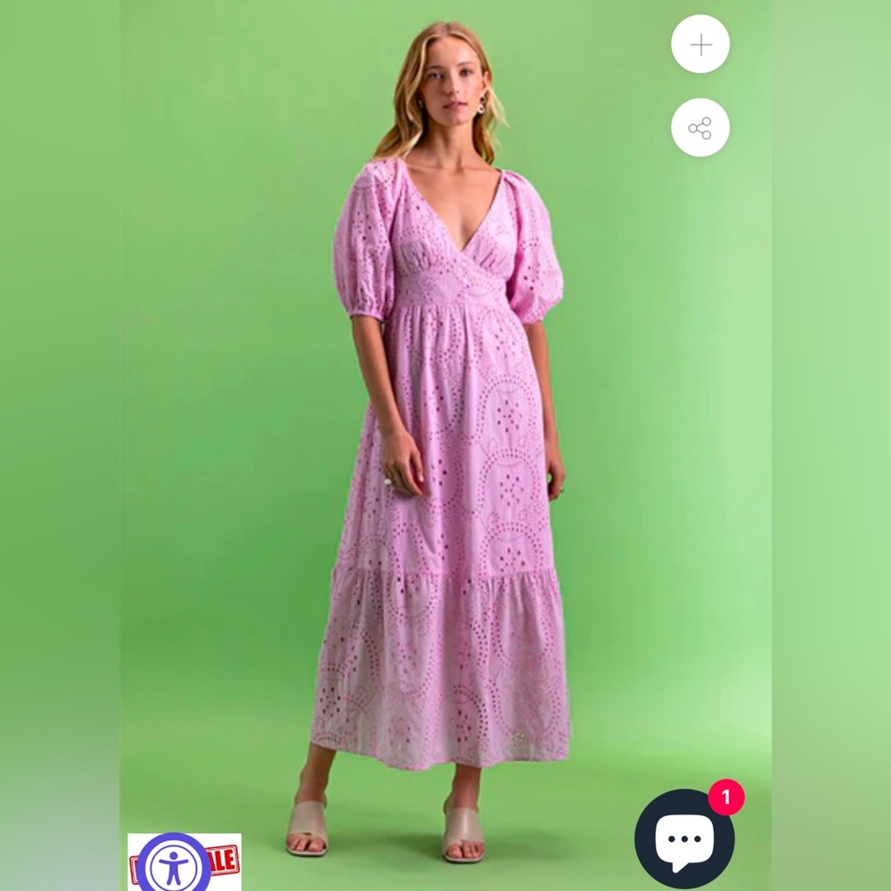 Sanctuary Eyelet Maxi Dress